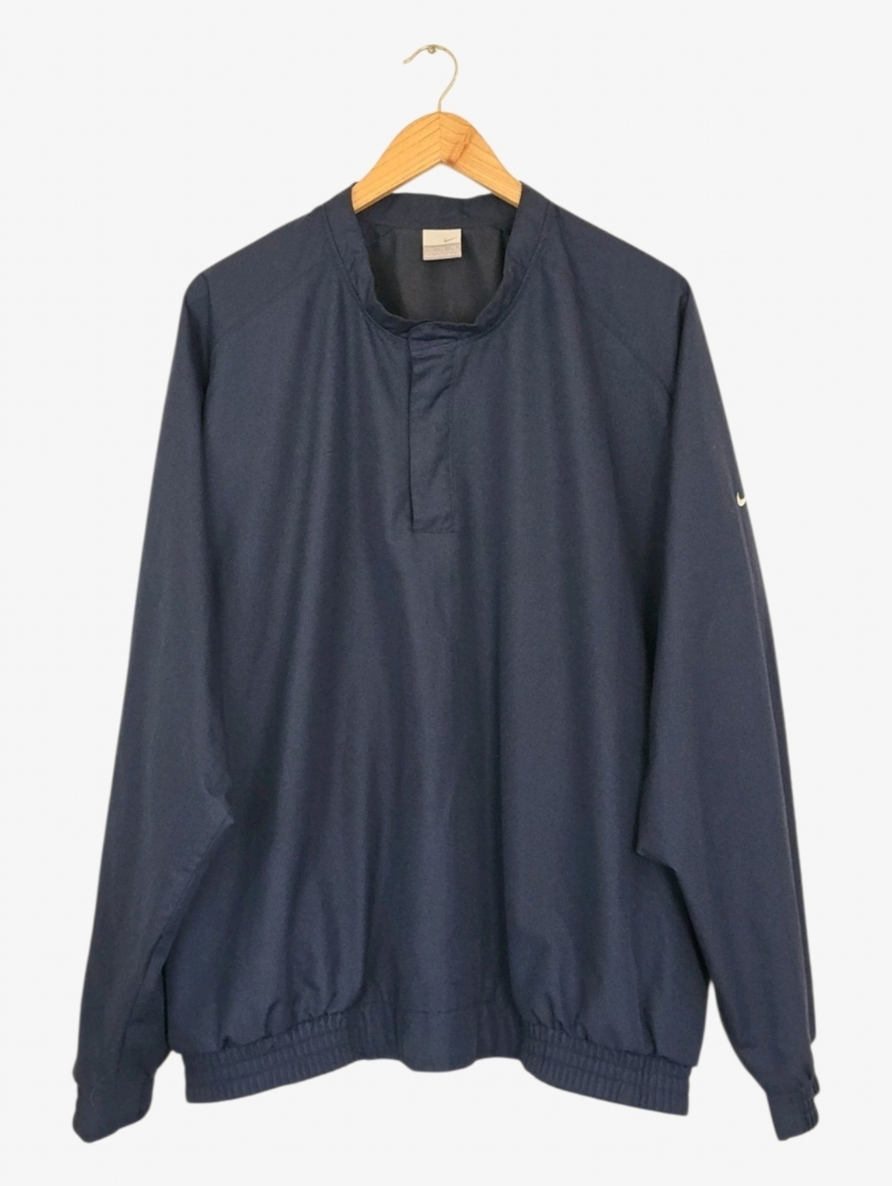 Nike Golf Pullover Windbreaker Navy Mens XL Swoosh Lightweight Jacket